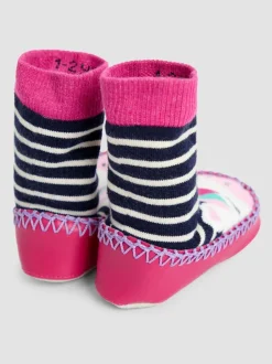 Pantoffels*Jojo Maman Bébé moccasin pantoffelsokken