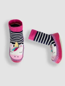 Pantoffels*Jojo Maman Bébé moccasin pantoffelsokken