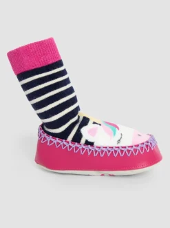 Pantoffels*Jojo Maman Bébé moccasin pantoffelsokken
