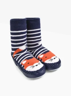 Pantoffels*Jojo Maman Bébé moccasin pantoffelsokken