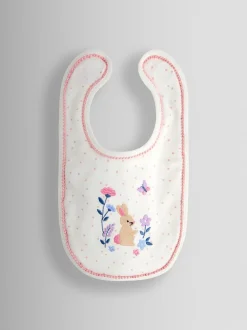 Slabbetjes|Jojo Maman Bébé 2-Pack Embroidered Appliqué Bibs