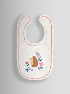 Slabbetjes|Jojo Maman Bébé 2-Pack Embroidered Appliqué Bibs