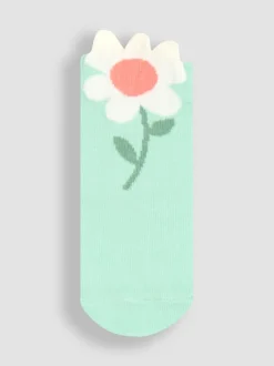 Sokken En Panty's*Jojo Maman Bébé 3-Pack Flower Socks