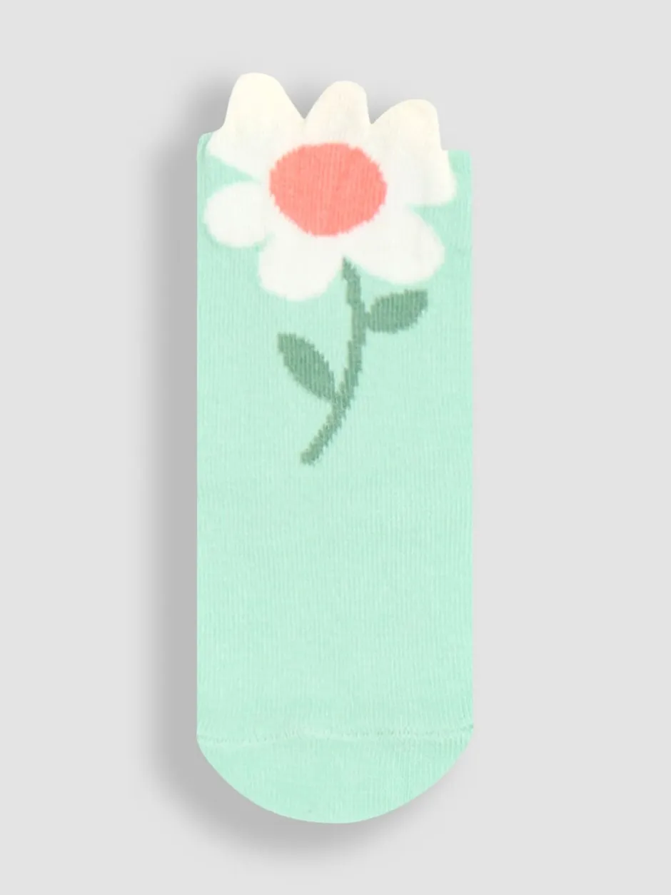 Sokken En Panty's*Jojo Maman Bébé 3-Pack Flower Socks