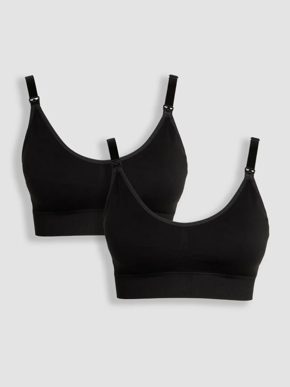 Beha's|Moederschap|Jojo Maman Bébé 2-Pack Seamless Nursing Bras