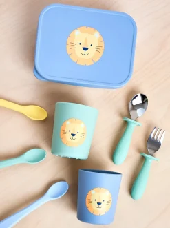 Mokken En Koppen*Jojo Maman Bébé 2-Pack Silicone Cups Leeuw