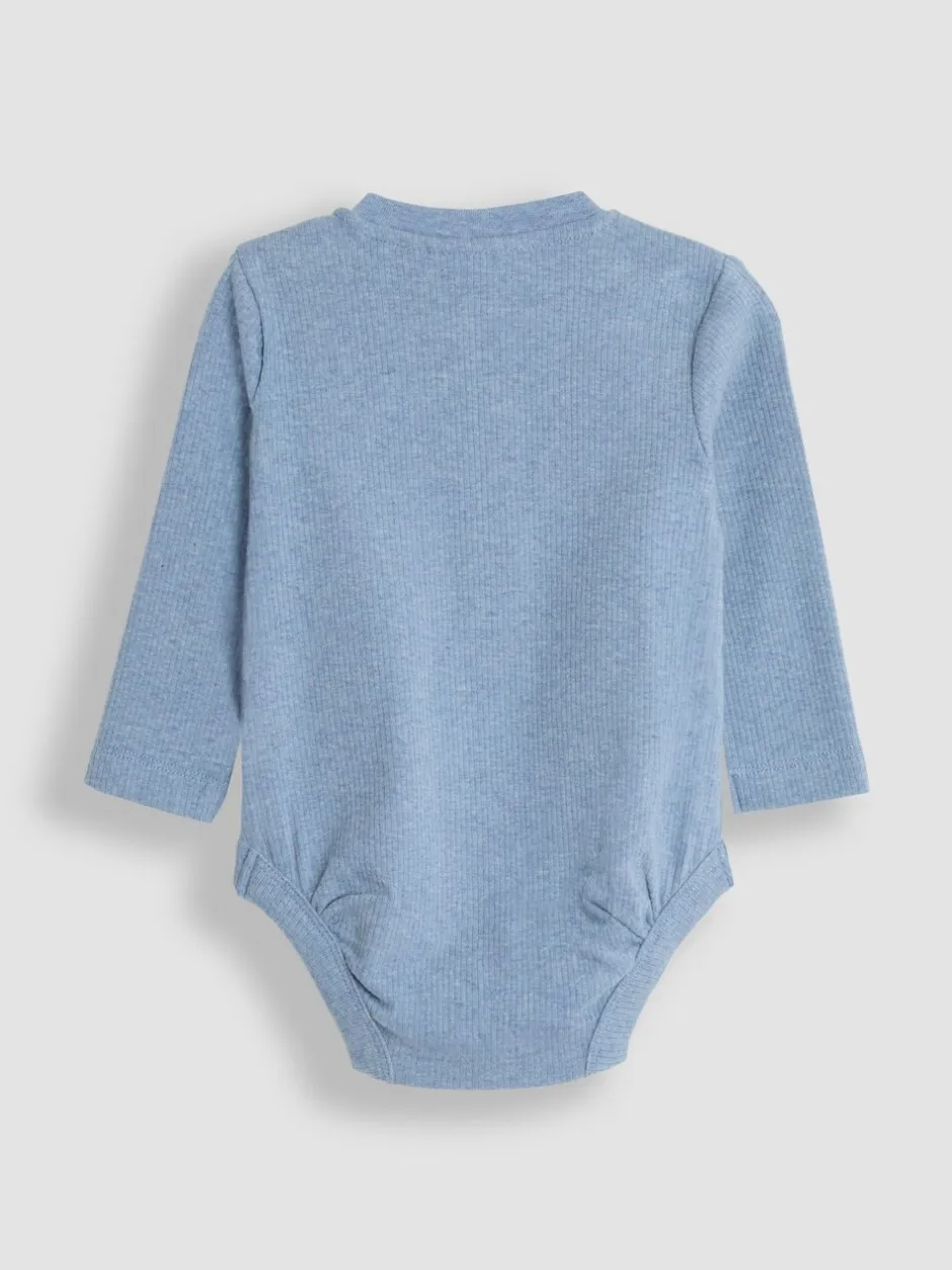 Rompertjes En Hemdjes|Rompertjes En Hemdjes|Jojo Maman Bébé Ribbed Bodies 2 Pack