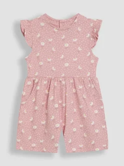 Jumpsuits En Playsuits*Jojo Maman Bébé Ruffle Shoulder Speelpakje van 100% Katoen