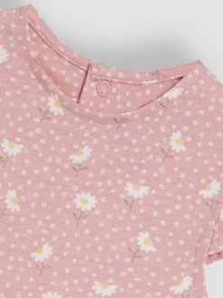 Jumpsuits En Playsuits*Jojo Maman Bébé Ruffle Shoulder Speelpakje van 100% Katoen