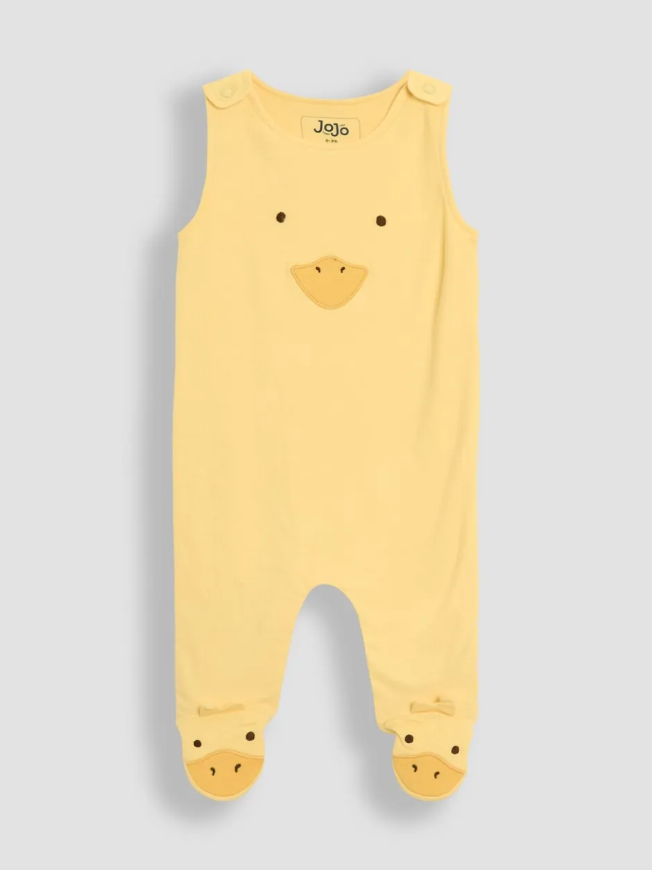 Jumpsuits En Playsuits*Jojo Maman Bébé set van bretelbroek met voetjes 3 -delig