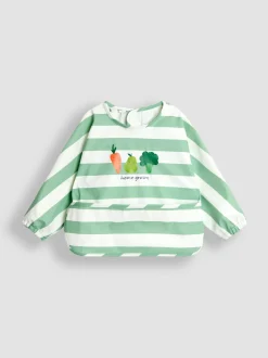Slabbetjes|Jojo Maman Bébé Sleeved Bib Zelfgekweekte groenten
