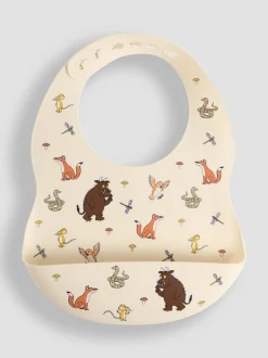 Slabbetjes|Jojo Maman Bébé The Gruffalo 2-Pack Silicone Bib Set