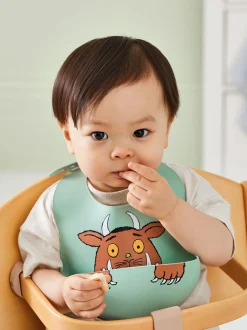 Slabbetjes|Jojo Maman Bébé The Gruffalo 2-Pack Silicone Bib Set