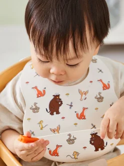 Slabbetjes|Jojo Maman Bébé The Gruffalo 2-Pack Silicone Bib Set