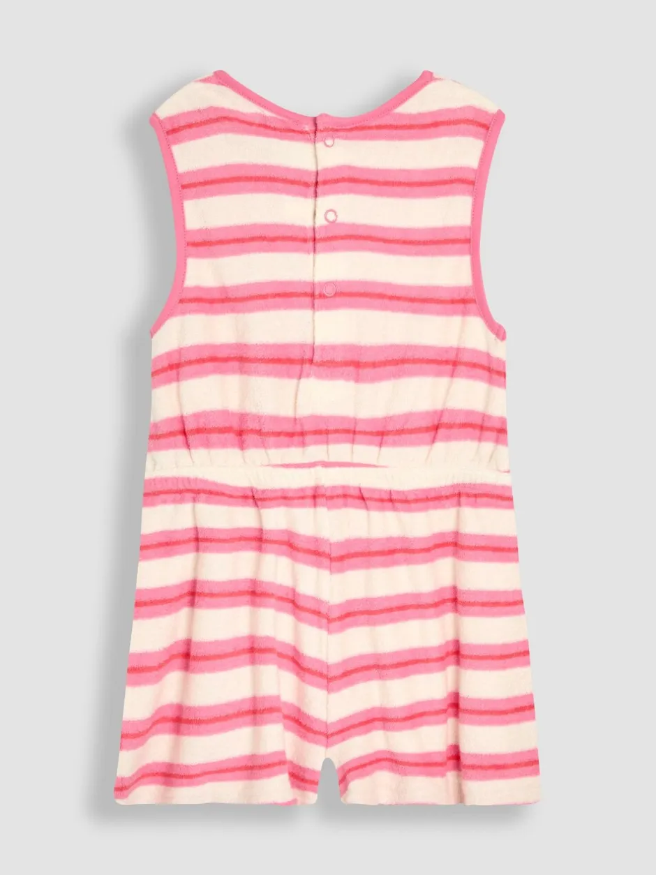 Jumpsuits En Playsuits|Jojo Maman Bébé Towelling Sunsuit & Scrunchie