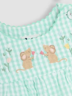 Tuinbroeken|Jojo Maman Bébé tuinbroek met applicatie