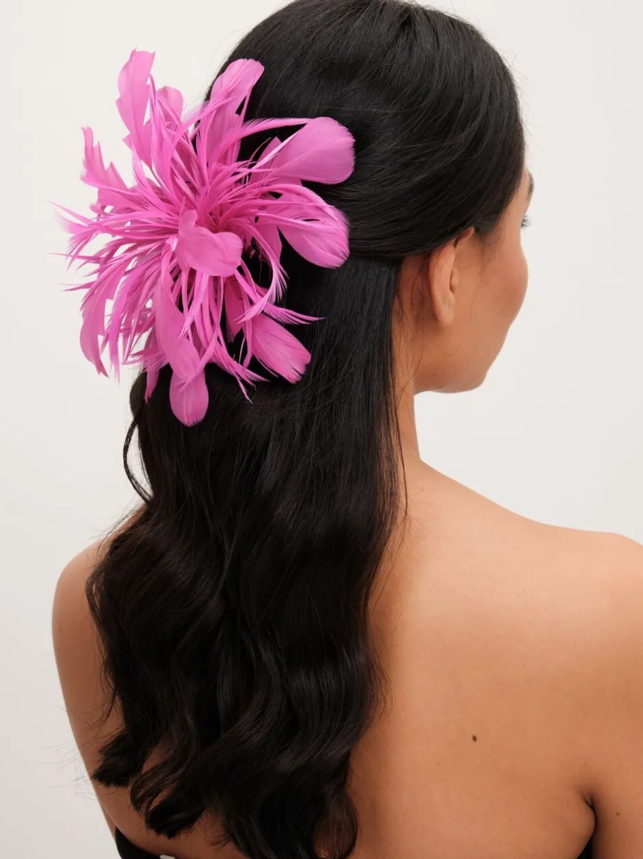 Haaraccessoires*Jon Richard Fuchsia Statement Bloemen Clip Fascinator