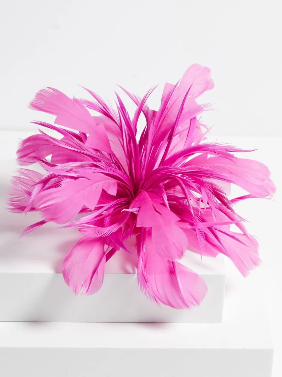 Haaraccessoires*Jon Richard Fuchsia Statement Bloemen Clip Fascinator