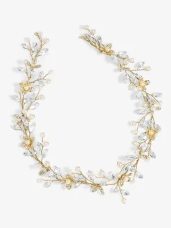 Haaraccessoires|Jon Richard Pearl Crystal Floral Hair Vine