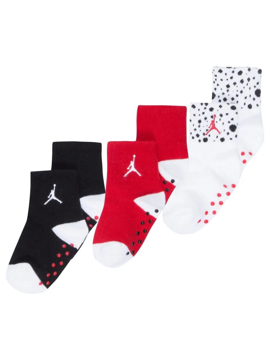 Sokken|Jordan Grippy White Socks 3 Pack