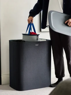Joseph Joseph|Joseph Joseph - Tota trio - Wasscheidingsmand van 90 L Zwart
