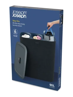 Joseph Joseph|Joseph Joseph - Tota trio - Wasscheidingsmand van 90 L Zwart