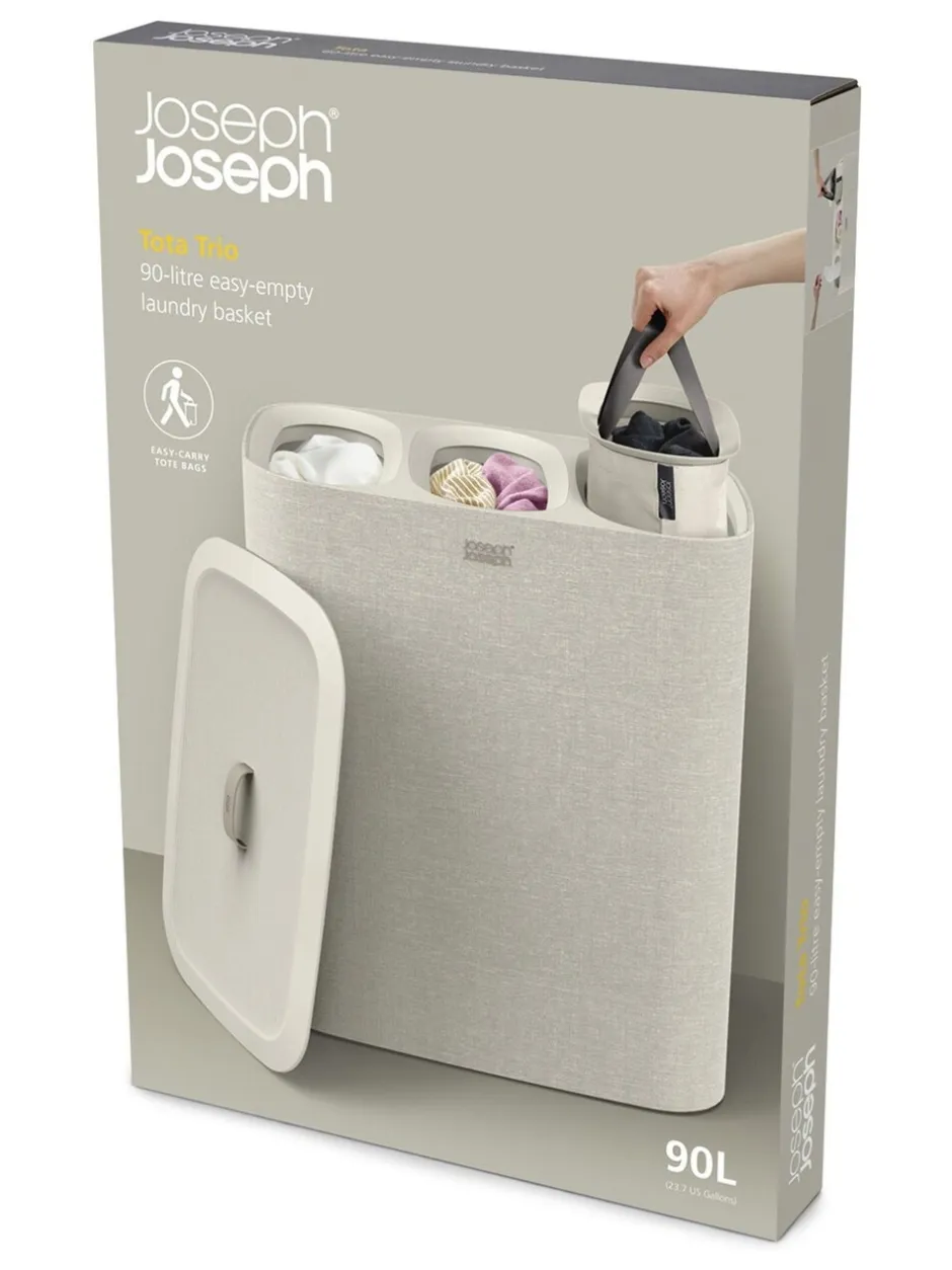 Joseph Joseph|Joseph Joseph - Tota trio - Wasscheidingsmand van 90 L Ecru