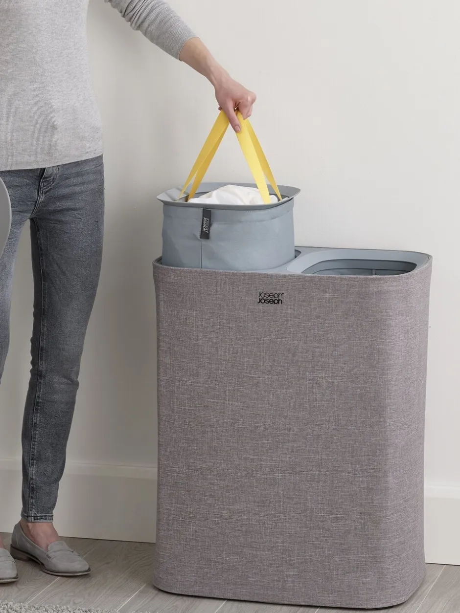 Joseph Joseph|Joseph Joseph - Tota wasmandverdeler van 90 liter Grijs