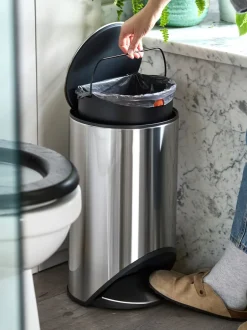 Joseph Joseph|Joseph Joseph Arc 10-Litre Slimline Pedal Bin with Liner Pocket