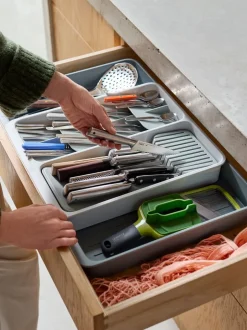 Joseph Joseph|Keukenopslag*Joseph Joseph Drawer Store Expanding Tiered Cutlery Tray With Knife Organiser