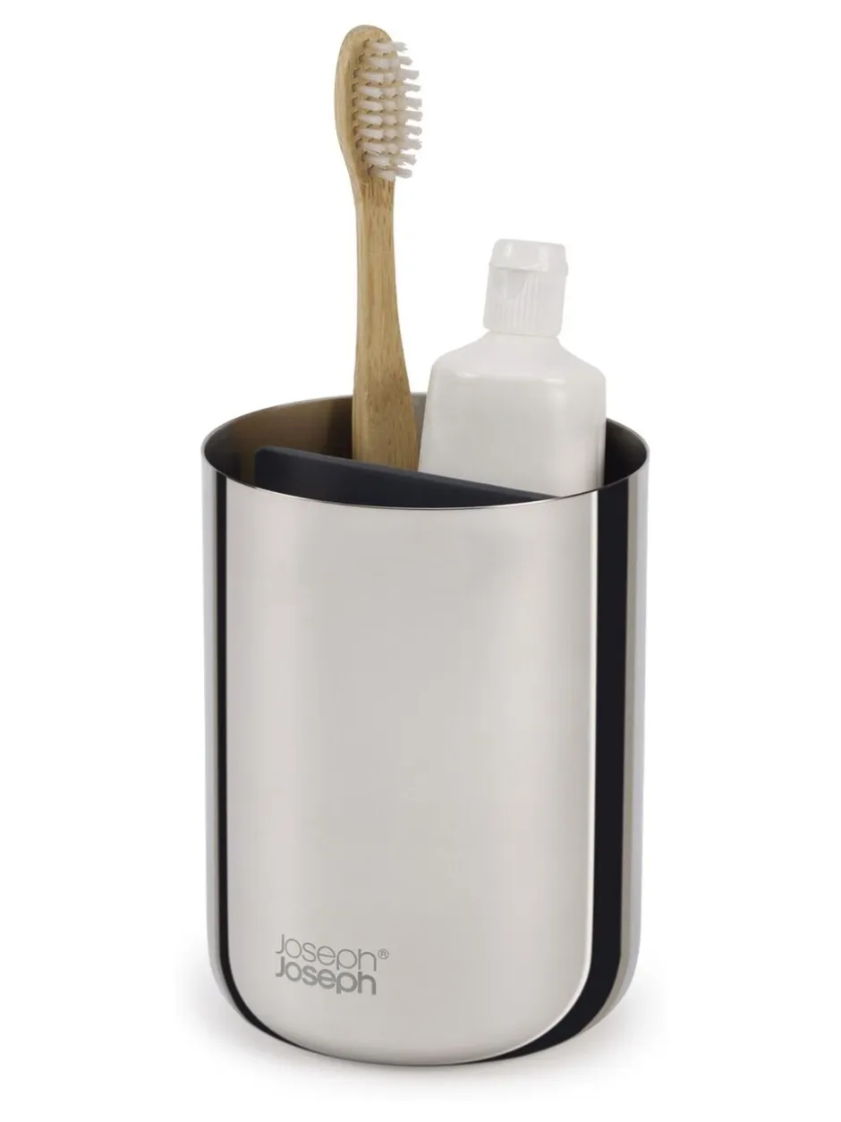 Joseph Joseph|Badkameraccessoires|Joseph Joseph luxe EasyStore tandenborstelhouder van roestvrij staal