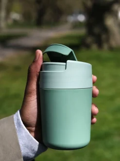 Joseph Joseph|Joseph Joseph Sipp reisbeker met hygiënische deksel Groen