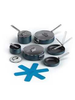 Joseph Joseph|Joseph Joseph Space Folding Handle Ceramic Nonstick 6 piece Cookware Set