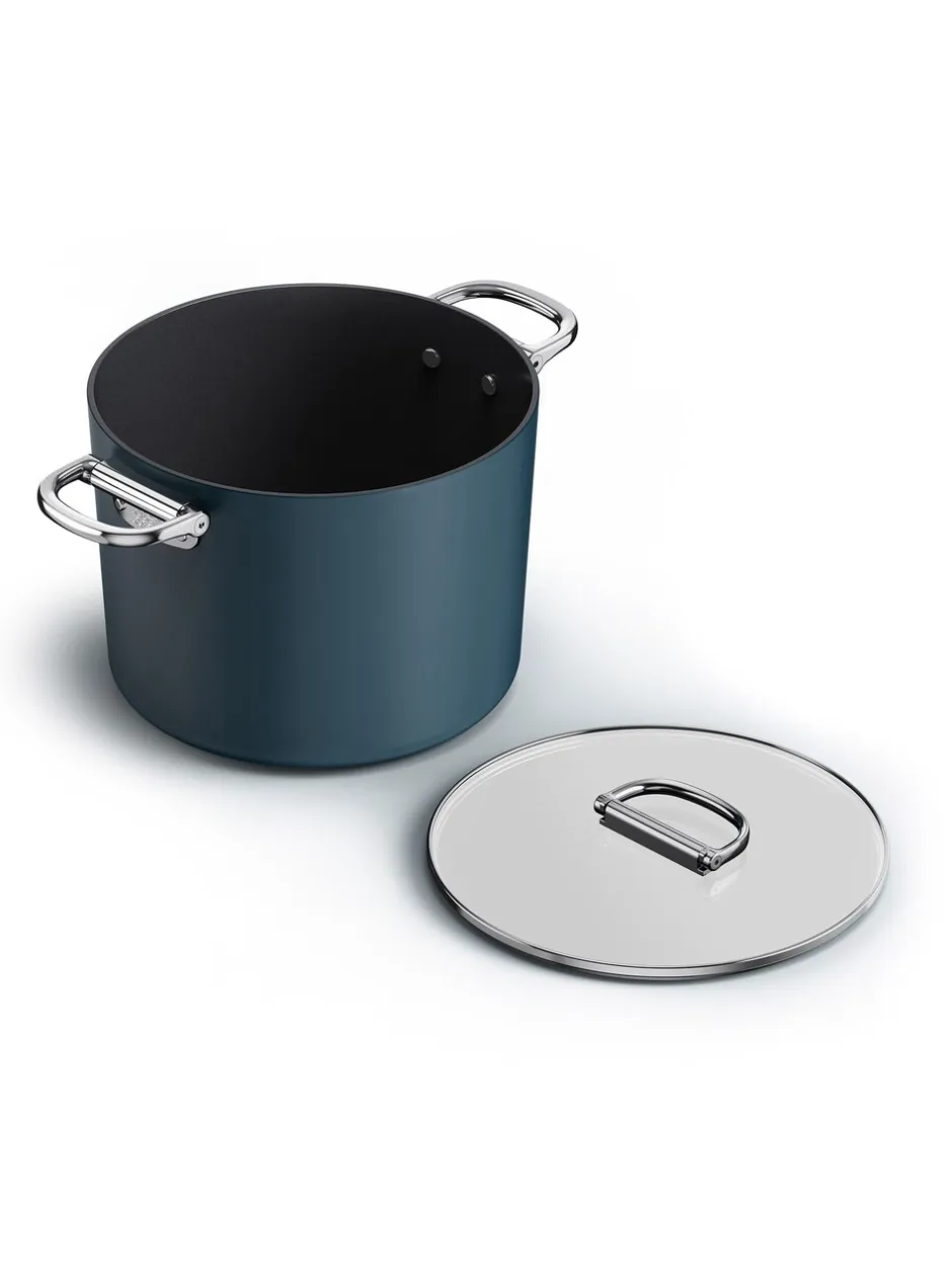 Joseph Joseph*Joseph Joseph Space Folding Handle Ceramic Nonstick 25cm Stock Pot and Lid
