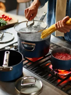 Joseph Joseph*Joseph Joseph Space Folding Handle Ceramic Nonstick 23cm Saucepan and Lid