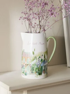 Vazen|Next Jug Vase Pastel House Scene Loveliest Mum