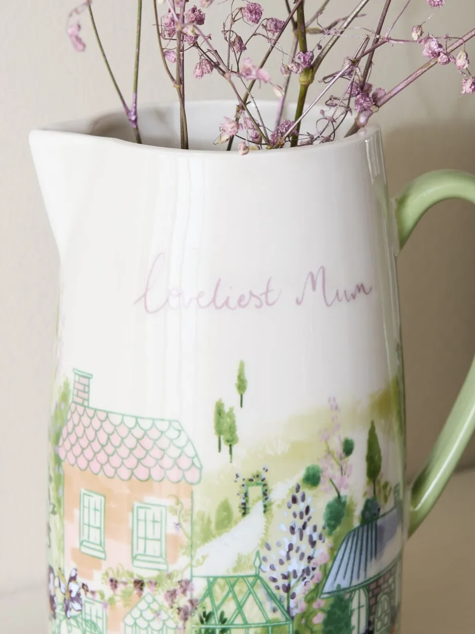 Vazen|Next Jug Vase Pastel House Scene Loveliest Mum