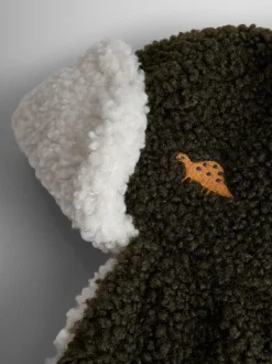 Mutsen, Handschoenen En Sjaals|Jojo Maman Bébé - Trapper Hat Kaki met dinoprint
