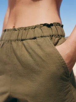 Shorts*Next - 100% katoenen Bermuda-shorts Kakigroen