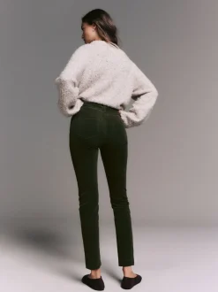 Broeken*Next - Corduroy skinny broek Kakigroen
