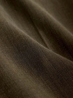 Kostuums En Werkkleding|Broeken*Next Kakigroen - Crosshatch Elastic Waist Wide Leg Trousers