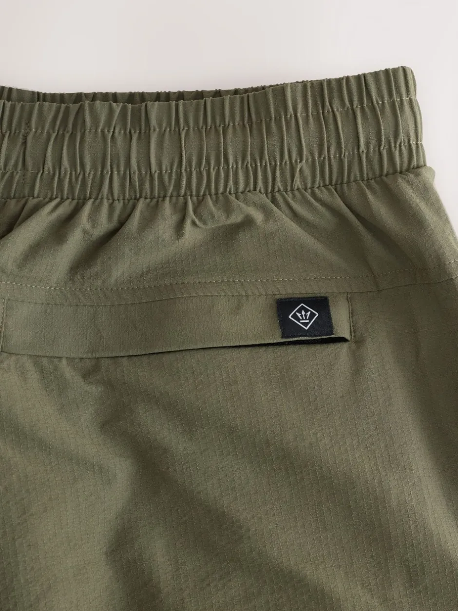 Badkleding|Next - Fashion cargo zwemshorts Kaki/groen