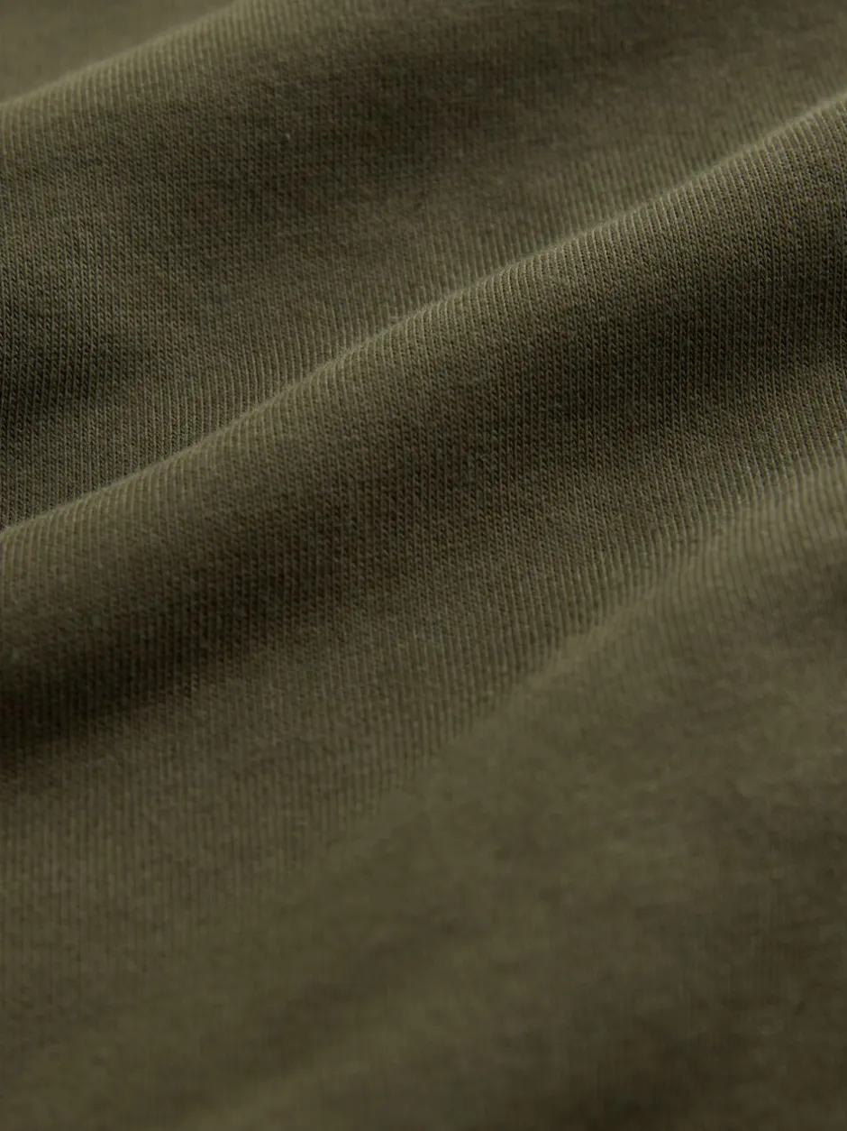 Sweaters En Hoody´S|Sweaters En Hoody´S*Next Kakigroen - Normale Pasvorm - Heavyweight Cotton Rich Crew Neck Sweatshirt
