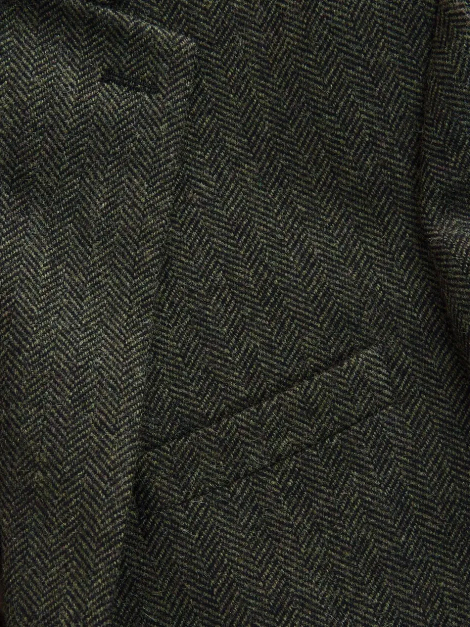 Blazers En Business-Jasjes*Next - Normale Pasvorm - Blazer met visgraatmotief en hoog wolgehalte Kakigroen