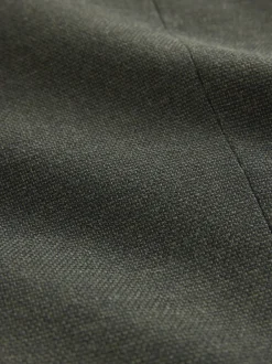Blazers En Business-Jasjes|Next - Normale Pasvorm - Modieuze blazer met textuur Kakigroen