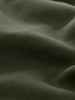 Sweaters En Hoody´S|Sweaters En Hoody´S|Next Kakigroen - Normale Pasvorm - Zwaargewicht Cotton Rich Jersey Hoodie