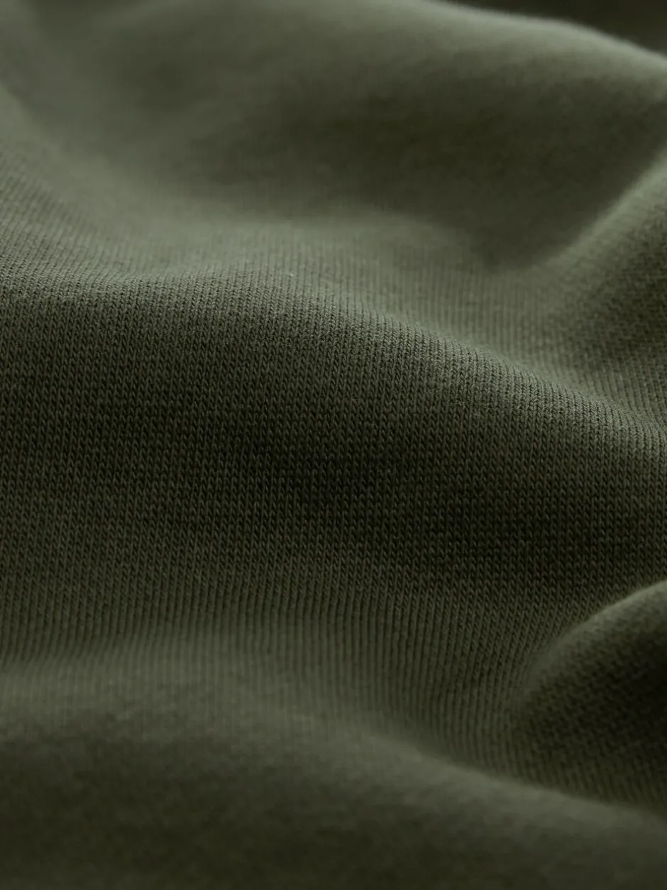 Sweaters En Hoody´S|Sweaters En Hoody´S|Next Kakigroen - Normale Pasvorm - Zwaargewicht Cotton Rich Jersey Hoodie