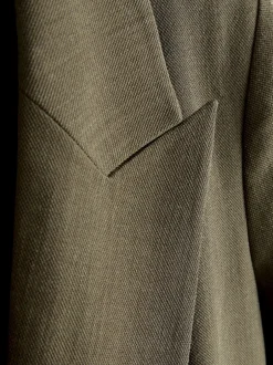Kostuums En Werkkleding|Next Kakigroen - Relaxed Crosshatch Blazer