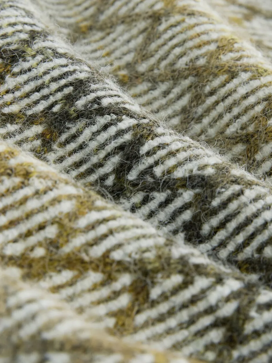 Gebreide Kleding*Next Kakigroen - Relaxed Fit Ombre Diamond Pattern Texture Crew Neck Jumper with Wool