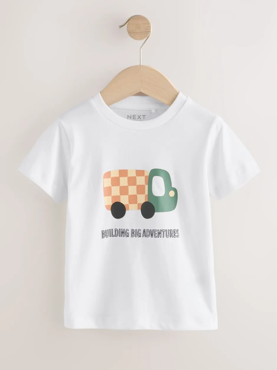 Jassen, Jacks En Kinderwagenpakjes|Shirts*Next - Set van T-shirt en shirt met lange mouwen (3mnd-7jr) Kakigroen